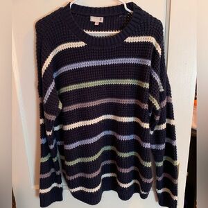 Vintage Striped Knit Sweater